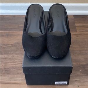 OAK + FORT Black Kitten Heels